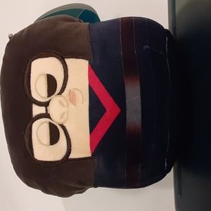 Disney/Pixar Edna Mode, 2021 Squishmallow Kellytoy, Dk blue/char, 7.5", preowned